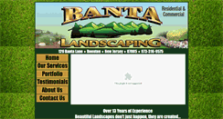 Desktop Screenshot of bantalandscaping.com